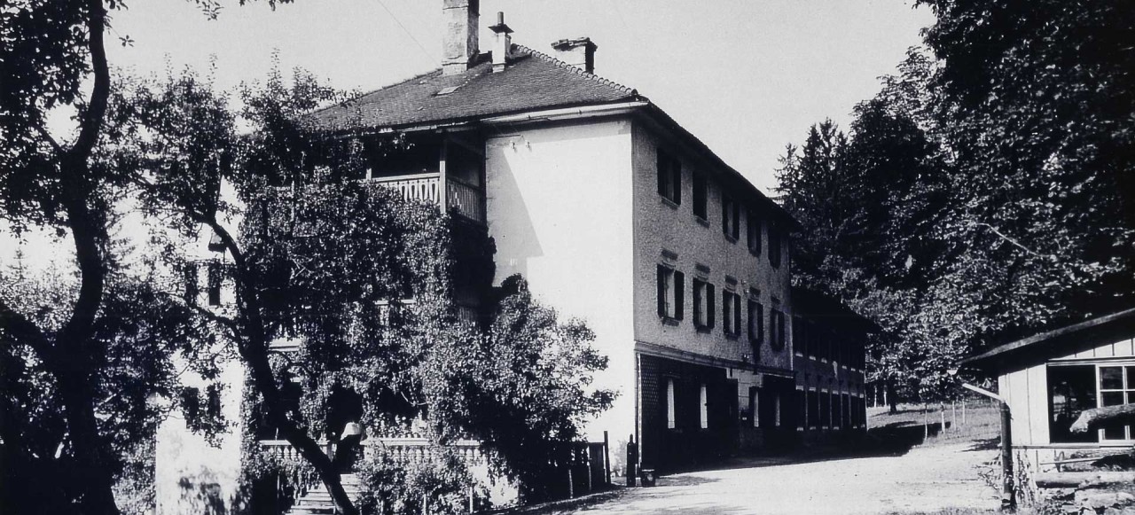 1958 Kurhaus vor dem Aufbau - Klinik Prof. Schedel