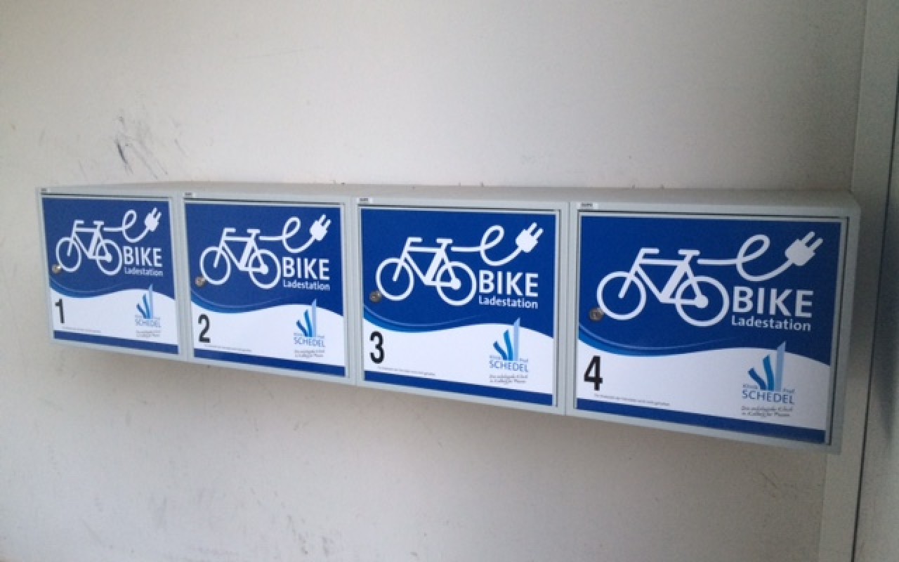 Bild E-Bike-Ladestation