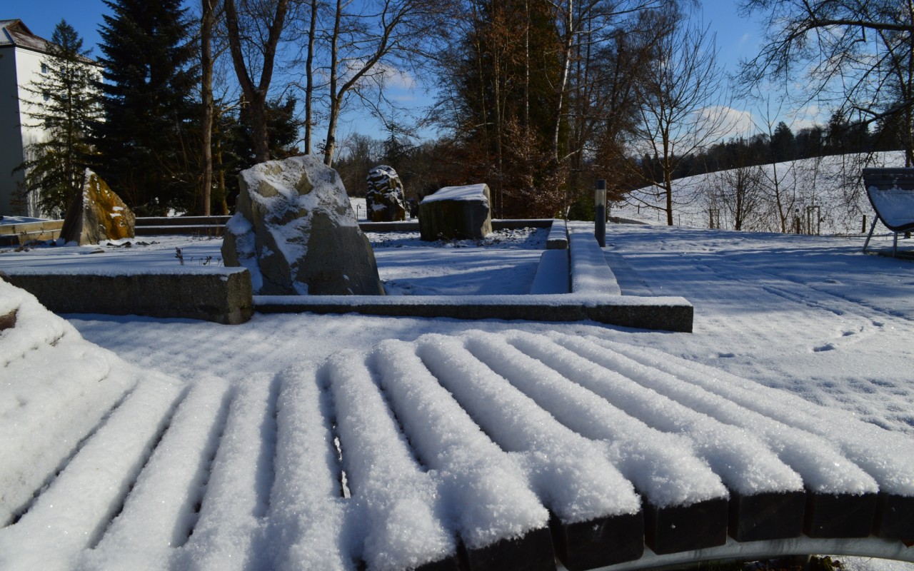 Bild Klinikpark  Winter